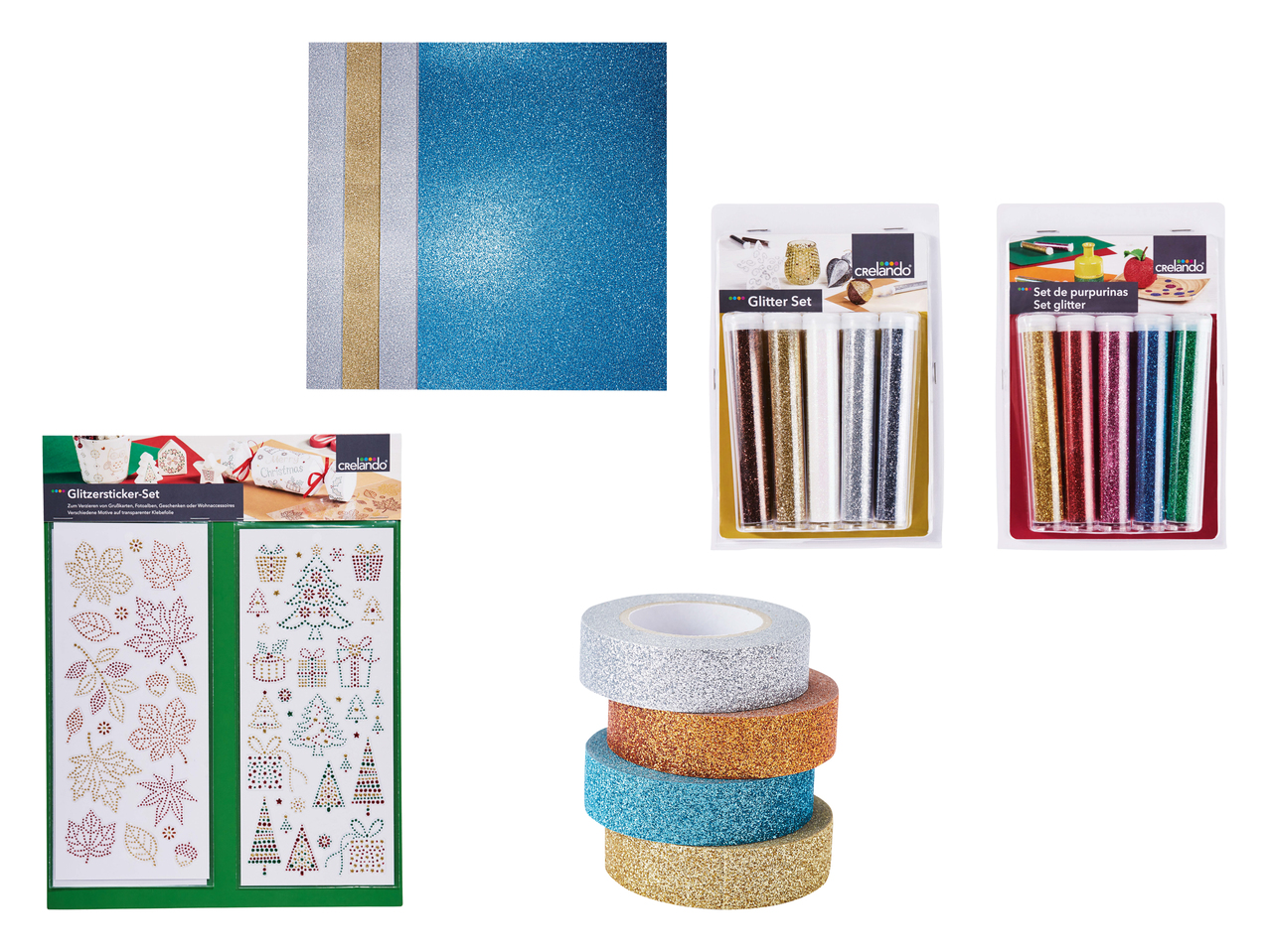 Set de bricolage avec paillettes