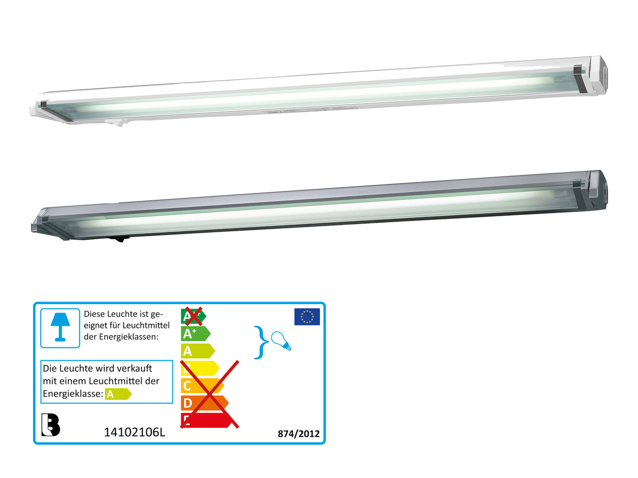 Réglette lumineuse à économie d'énergie
