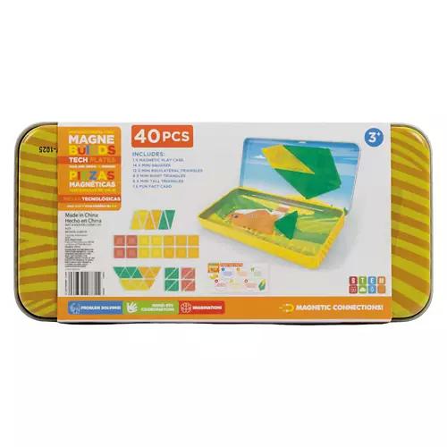 40 Piece Micro Travel Magnetic Tiles - Farm