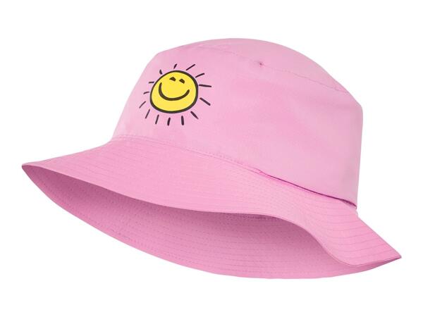 Pink Lupilu Kids' Bucket Hat With UV Protection