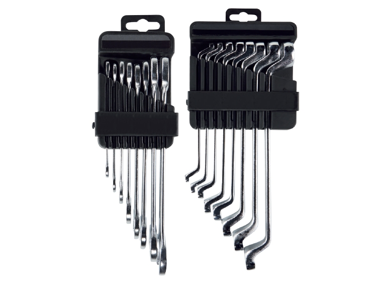 POWERFIX Ring Spanner Set or Open-End Spanner Set