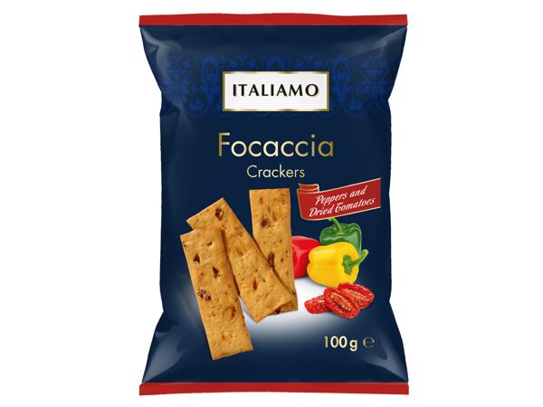 Focaccia-Crackers