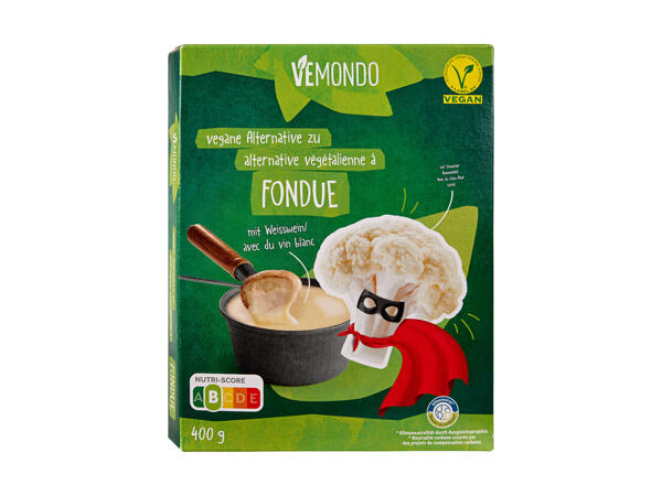 Alternative végane à la fondue de fromage