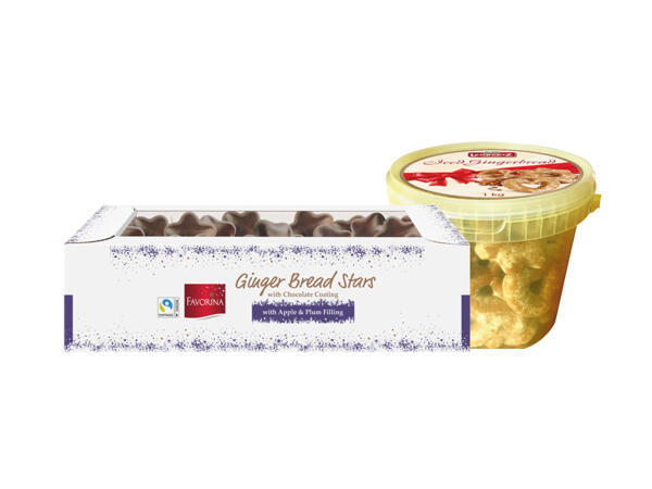 Lebküchen med plommon/ glasyr