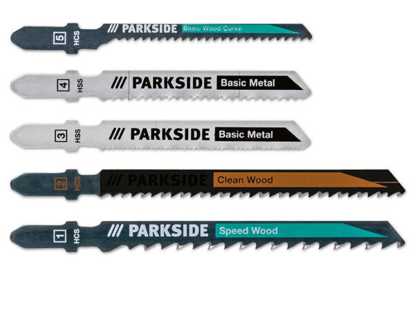 PARKSIDE(R) Stichsägeblatt-Set, 5-teilig