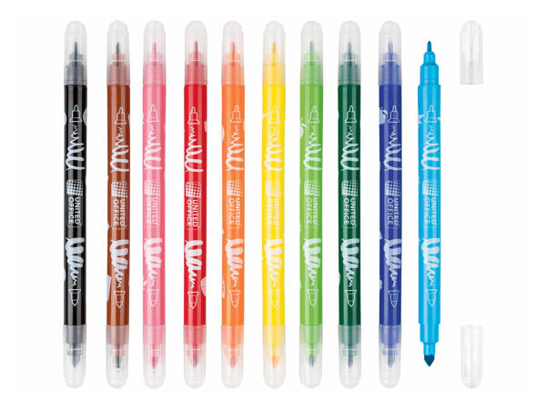 Double-Ended Felt Tip Pens