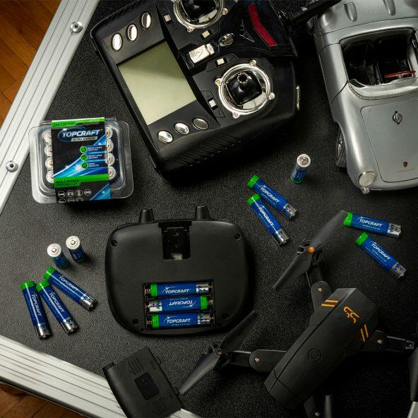 TOP CRAFT Alkaline AA eller AAA batterier