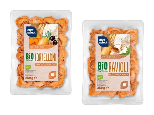 Tortelloni/​ravioli au blé complet bio