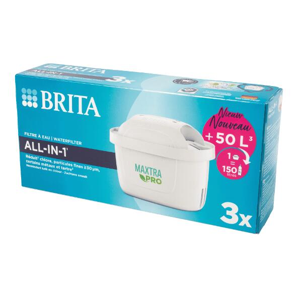 BRITA(R) 				Cartouches filtrantes Maxtra Pro, 3 pcs