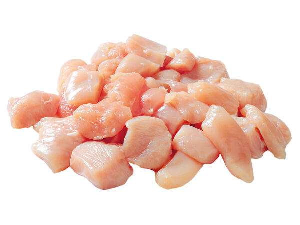 Frisches Hendlgulaschfleisch