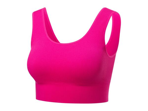 Crivit Ladies' Pink Low Impact Sports Bra