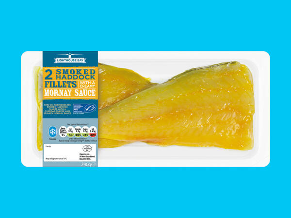 Lighhouse Bay 2 MSC Smoked Haddock Fillets with Mornay Sauce
