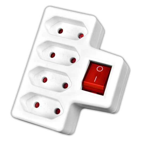 Steckdosenadapter 3-fach oder 4-fach