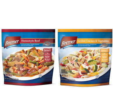 Bremer Homestyle Beef or Grilled Chicken With Vegetables