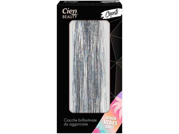 Clip-In Hair Tinsel, Self- Adhesive Nail Stickers or Self-Adhesive Face Jewels
