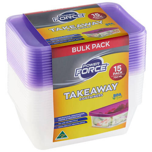 Takeaway Containers 15 Pack