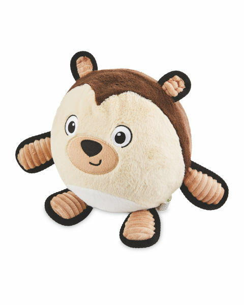 Bear Plush Football Dog Toy