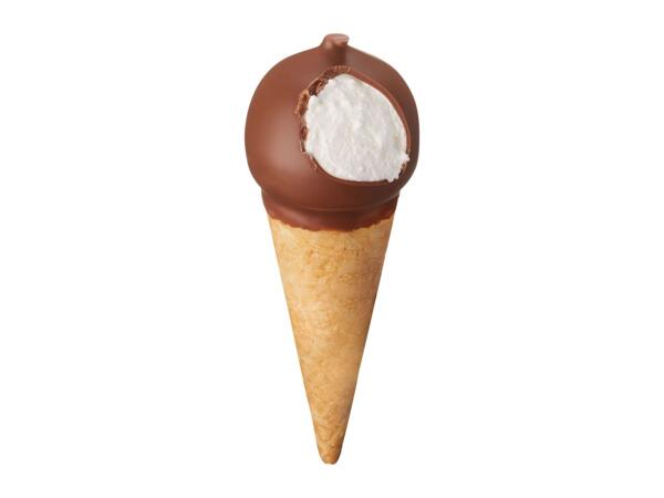 Vanilla & Chocolate Flavoured Mini Ice Cream Cones