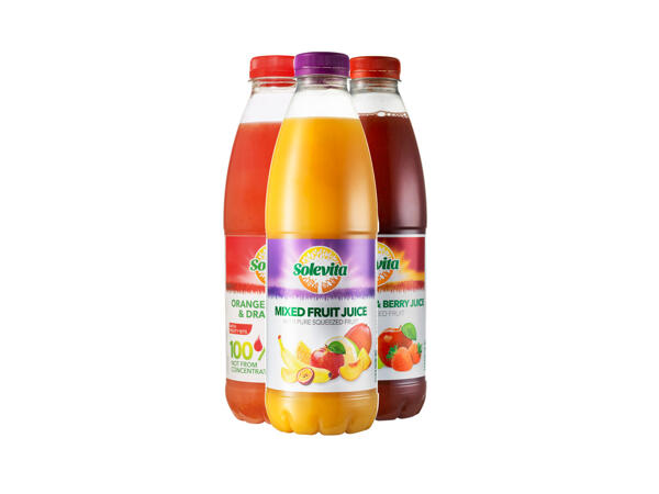 Färska frukostjuicer