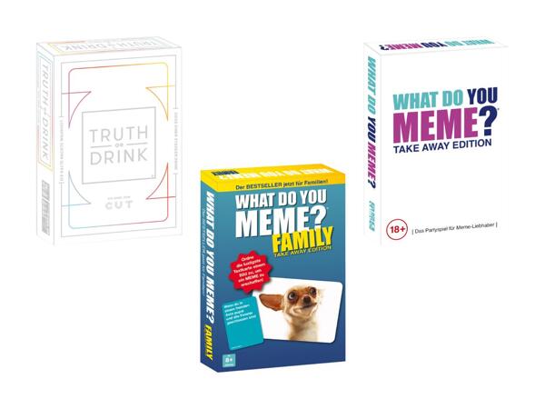Jeu de fête What do you Meme/​Truth or Drink (action valable uniquement en Suisse alémanique)