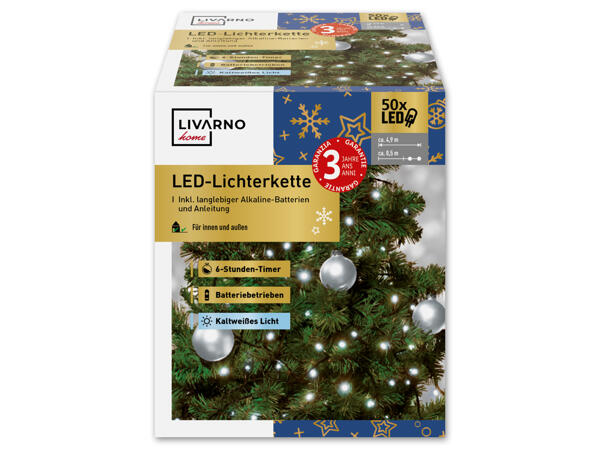 LED-Lichterkette, 50 LEDs