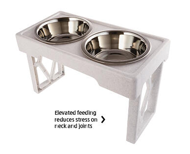 Petzone Designer Diner Adjustable Dog Feeder