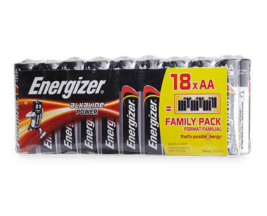 Energizer Batteries AA 18pk or AAA 16pk