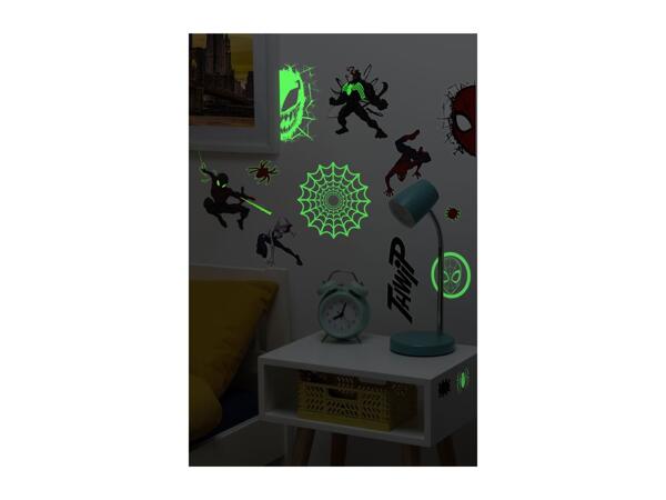 Spider-Man Glow-In-The-Dark Wall Decals