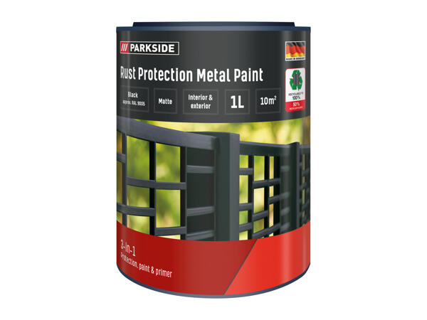 Parkside 1L Rust Protection Metal Paint