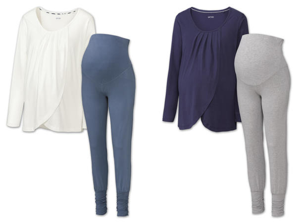 ESMARA(R) PURE COLLECTION Damen Umstandspyjama