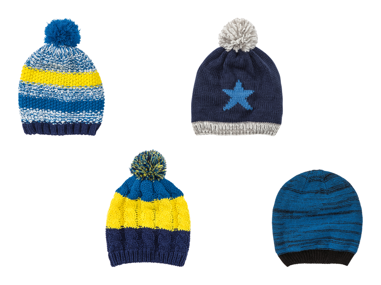 Bonnet en maille pour jeune enfant