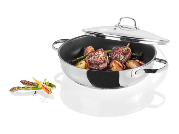 Livarno Home 28cm Stainless Steel Casserole