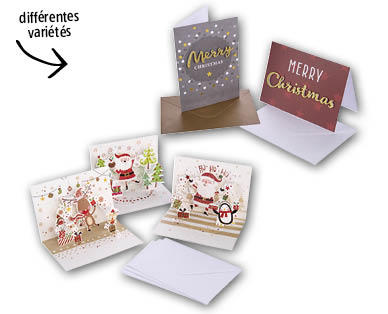 Cartes de Noël avec effet pop-up