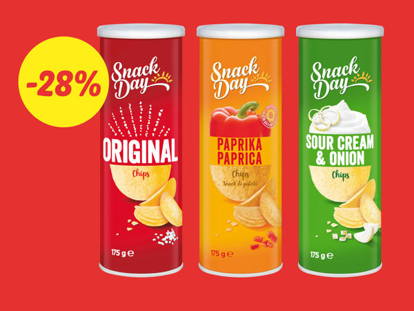 Tunna chips i rör