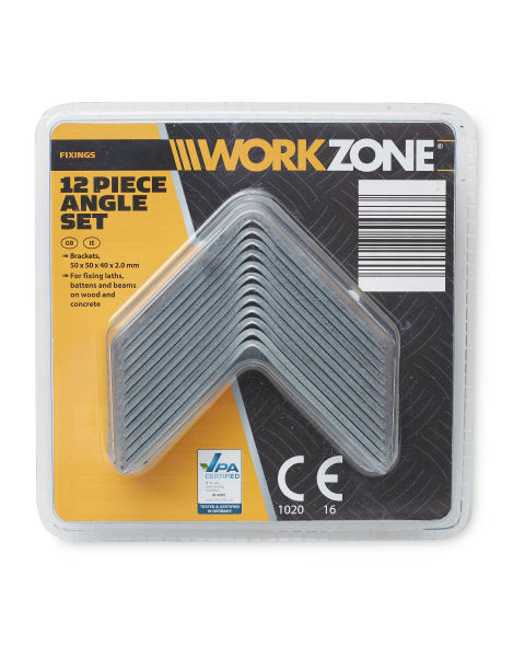 12 Piece Angle Bracket Set Large