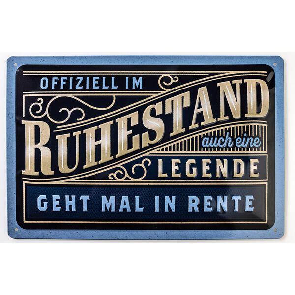 Retro-Metallschild "Home Kollektion"