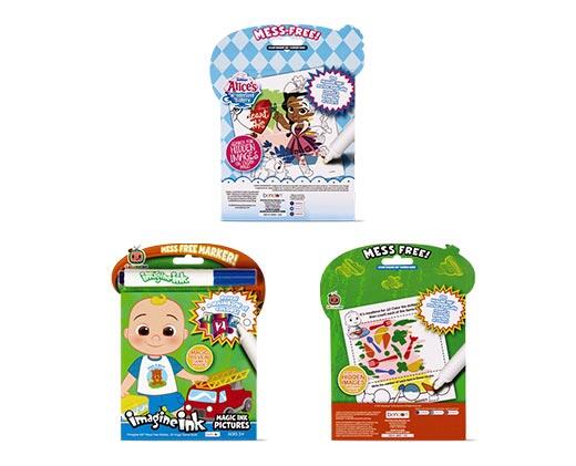 Bendon Inc. 
 Magic Ink or Mess-Free Games Coloring Pad