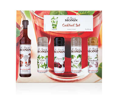 Monin Cocktail Set 5 X 50ml - Aldi - Australia - Specials Archive