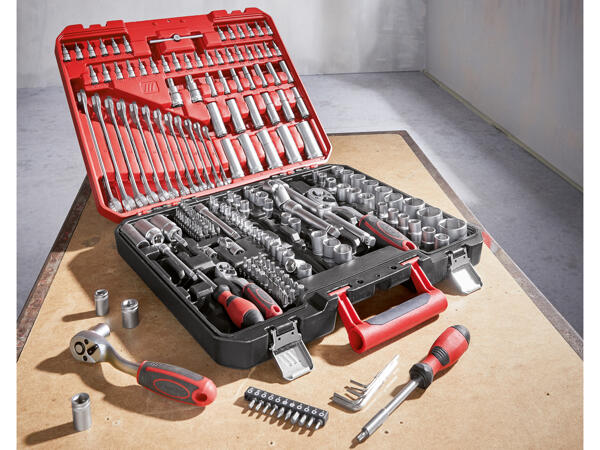 Steckschlüsselsatz-Set, 216-teilig