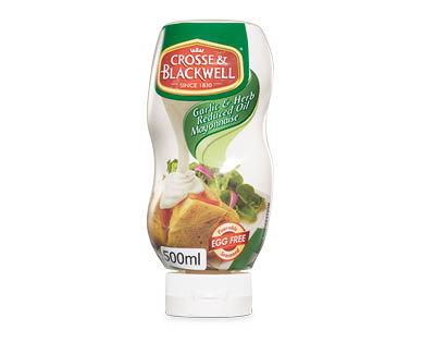 Crosse & Blackwell Garlic & Herb Mayonnaise 500ml