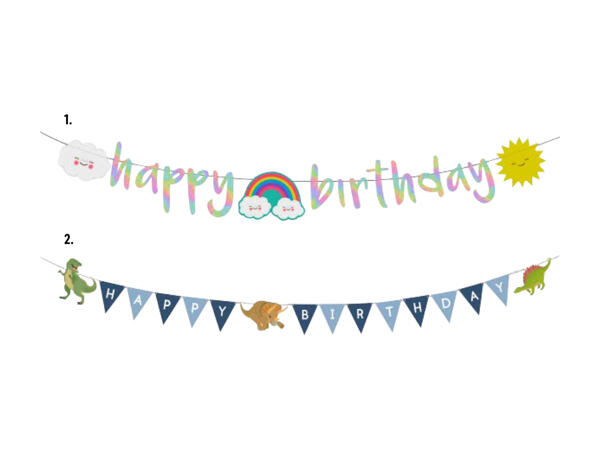 Guirlande d'anniversaire