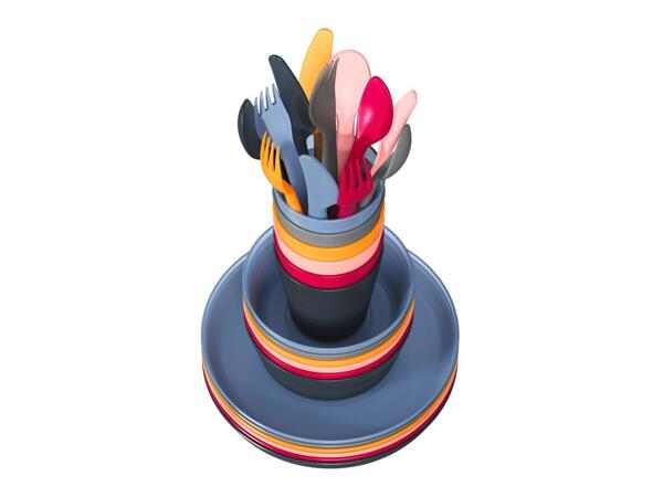 Cutlery, Cups, Plates or Bowls Reusable Set