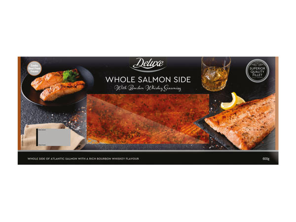 Salmon Side with Bourbon Whiskey Seasoning