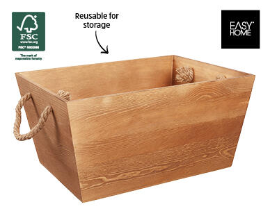 Wooden Hamper Gift Basket