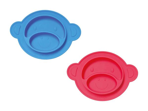 Assiette pour apprendre à manger Nûby