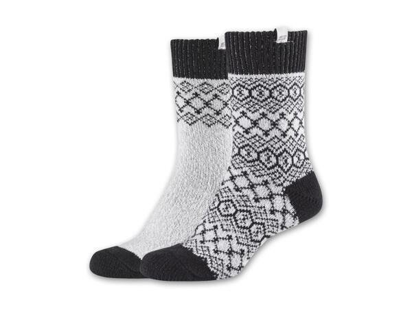 Damen Kuschelsocken, 2 Paar