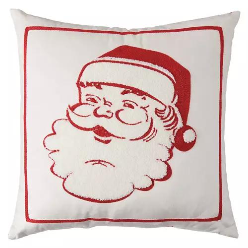 17" x 17" Holiday Decor Pillow - Santa