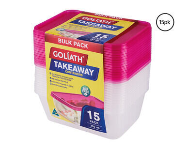 Takeaway Containers 15pk