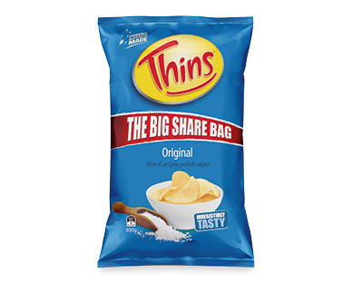 Thin Cut Potato Chips 300g