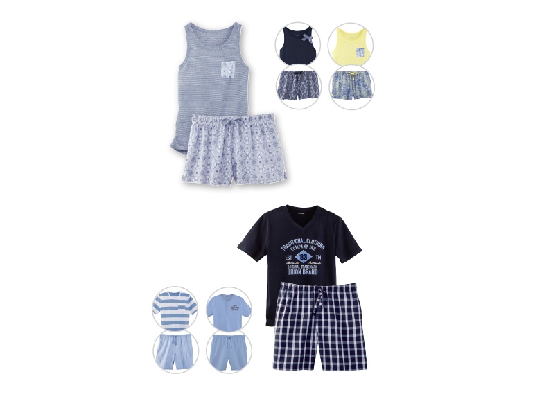 ESMARA LINGERIE(R)/LIVERGY(R) Ladies' or Men's Shortie Pyjamas